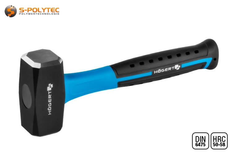 Sledgehammer with fibreglass handle 1000g - DIN 6475
