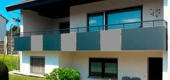 HPL-sheets as balcony edging explained in 3 simple steps