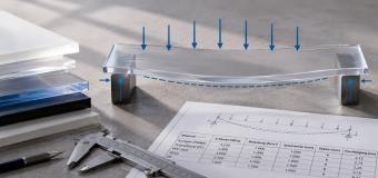 Calculate plastic sheet deflection & determine the appropriate sheet thickness