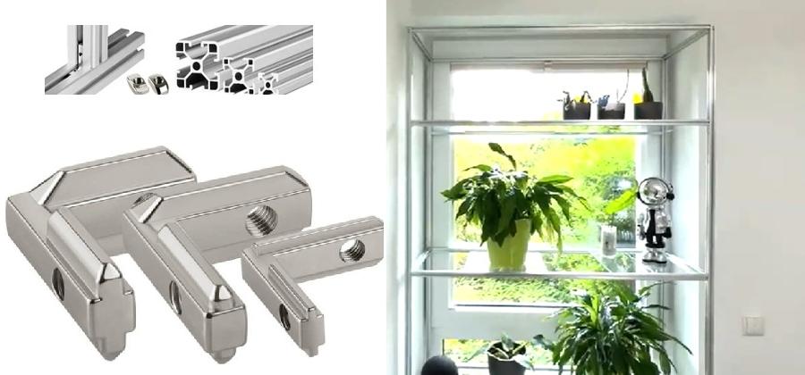 Aluminium construction profiles: applications, planning and accessories