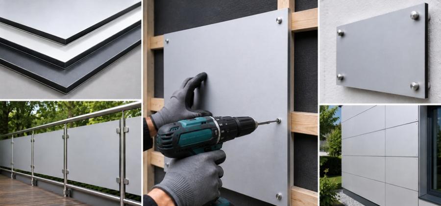 Aluminium composite panel installation guide: fastening, applications & tips for indoors and outdoors