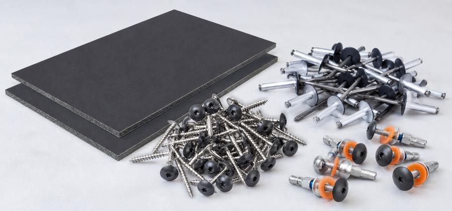 Fastening HPL sheets – screws, rivets and installation
