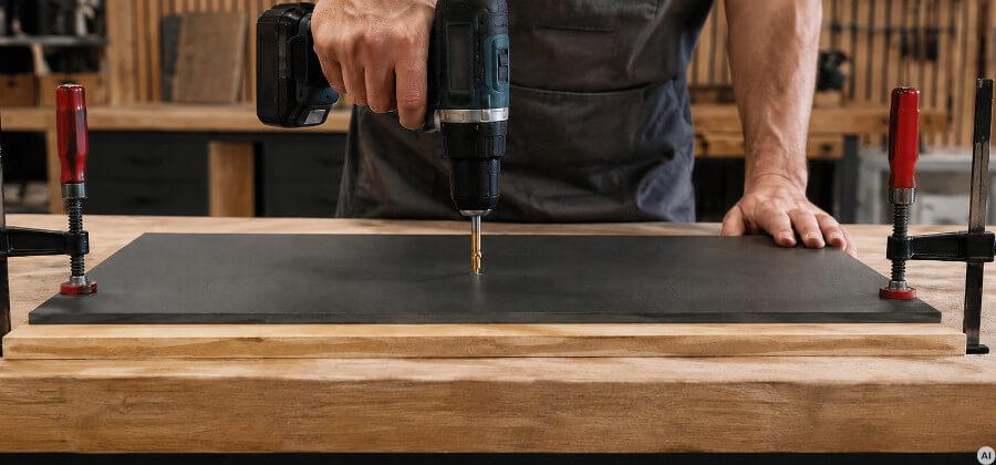 Drilling HPL sheets – drill bits, fixed points and sliding points