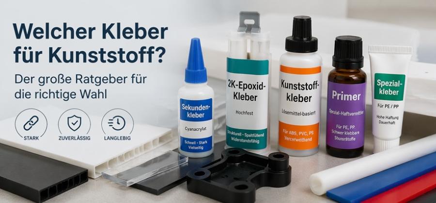 Which adhesive for plastic? The complete guide to choosing the right one