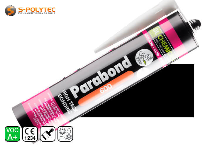 MS-polymer Parabond 600 black - high tack adhesive sealant 