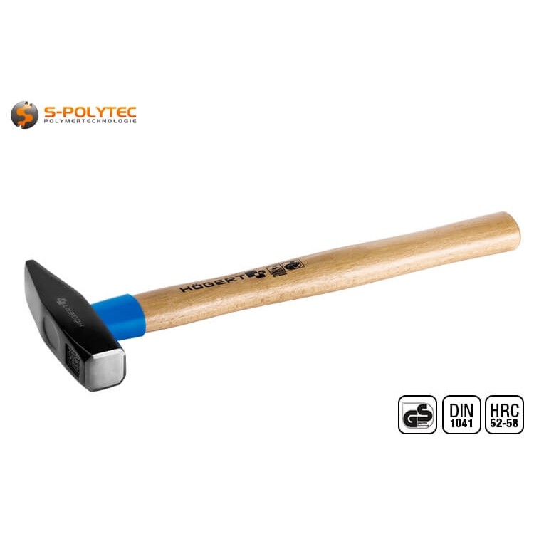 The locksmith's hammer with a wooden handle is one of the most widely used hammers in Germany