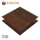 Aluminium composite panel 3mm cut to size with one-sided decor in rust effect