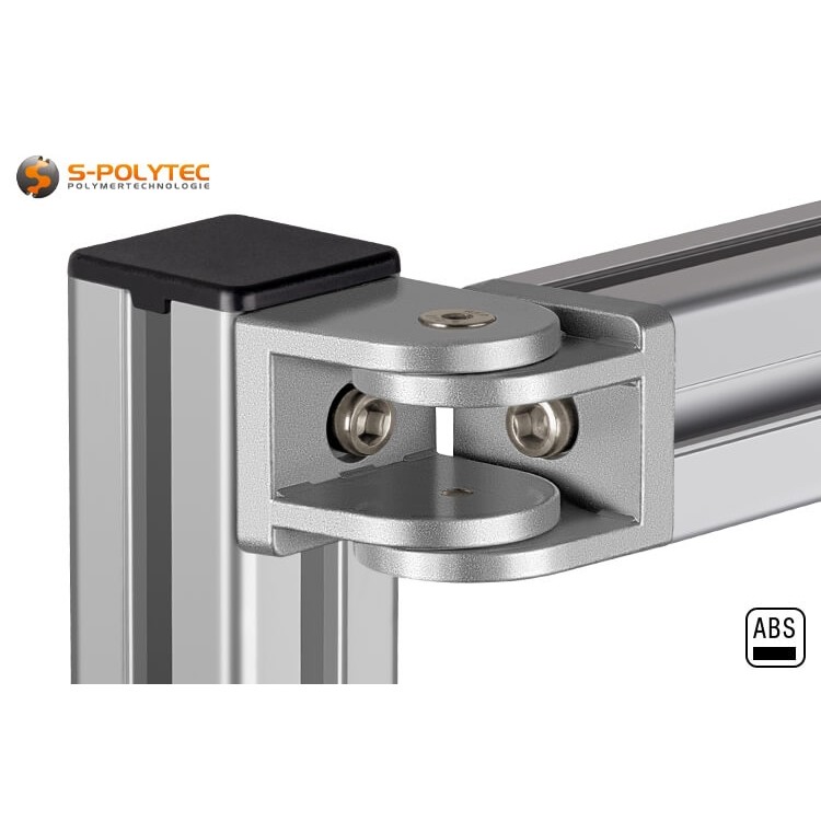 The black plastic end cap for our aluminium construction profiles is available in different sizes