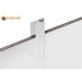 Vorschaubild The UV and weather-resistant powder coating of the white connecting profiles is insensitive to scratches