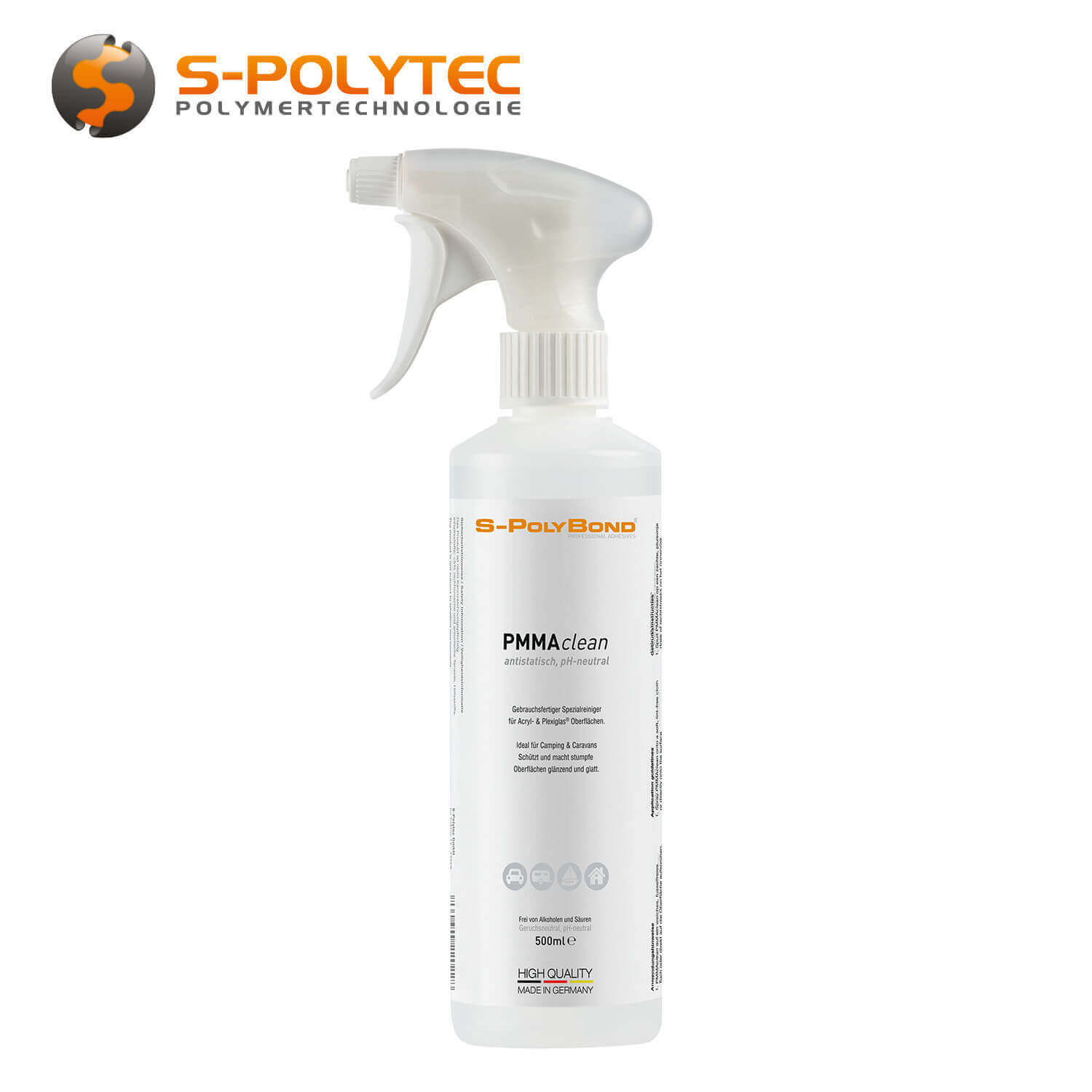 New from S-Polybond - Acrylic and plexiglass cleaner PMMAclean