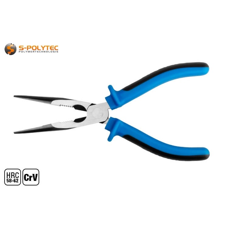 The thermoplastic elastomer handle is ergonomically shaped for the best possible grip