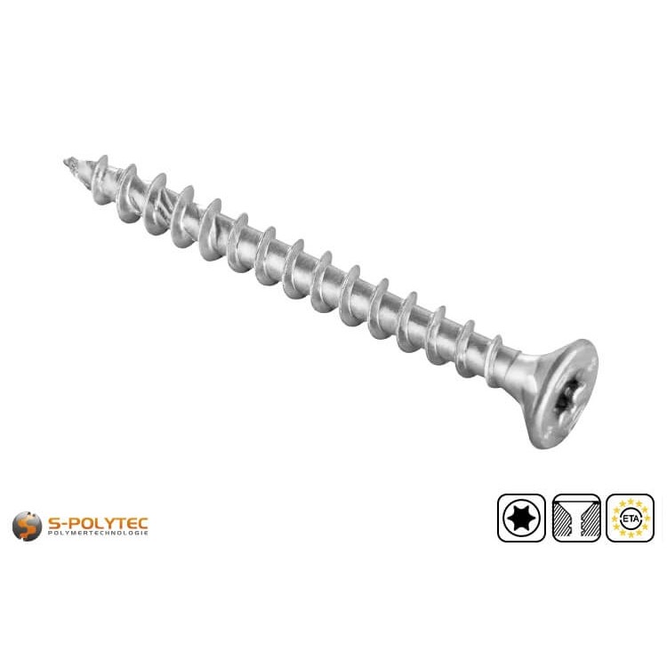 Chipboard screw fischer PowerFast II as anchor screw with tested loads in fischer dowel