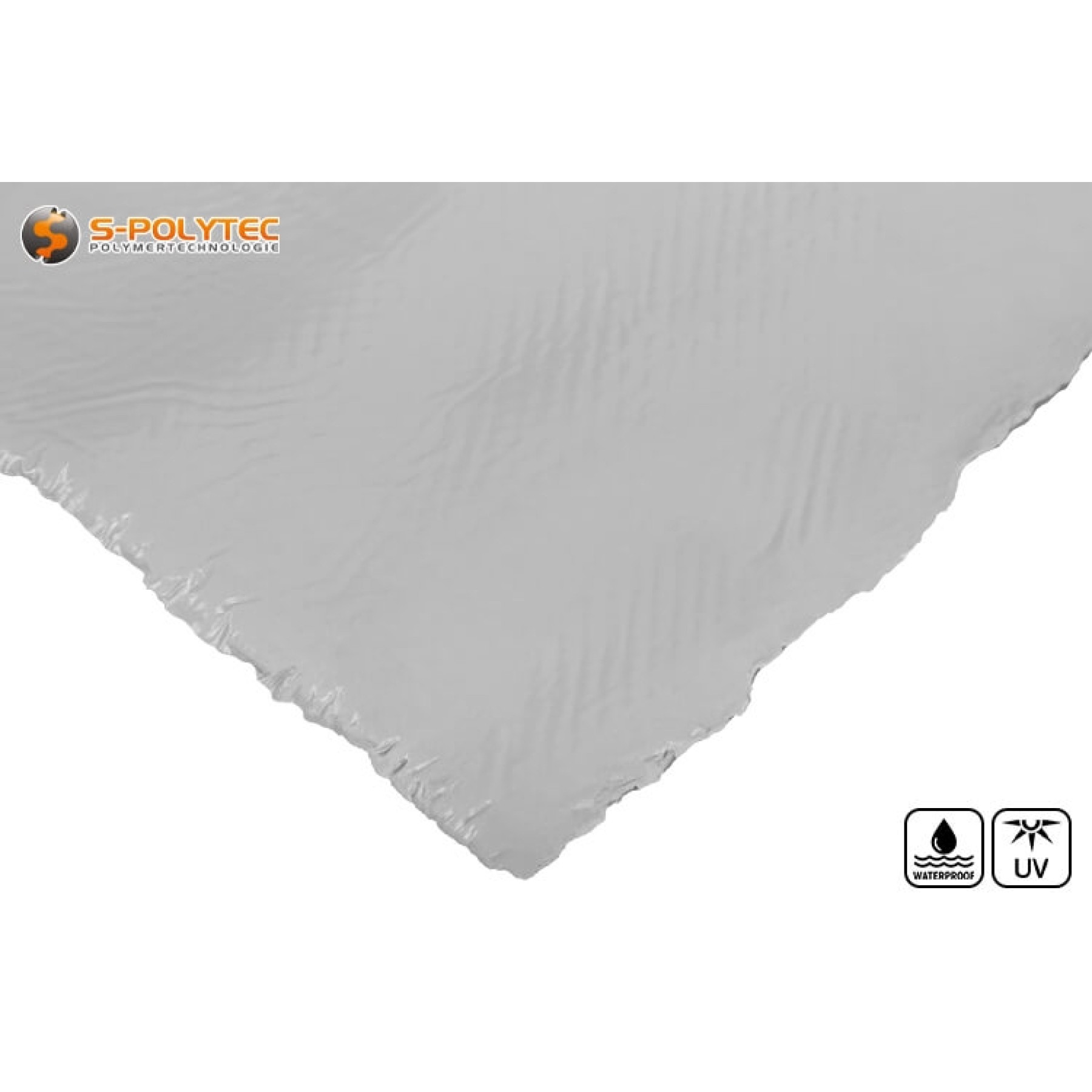 The sealing tape with a grey top layer is UV and weather resistant for indoor and outdoor applications