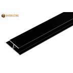 Buy matching Aluminium H-profile black (RAL 9005) directly with it