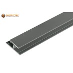 Buy matching Aluminium H-profile dusty grey (RAL 7037) directly with it