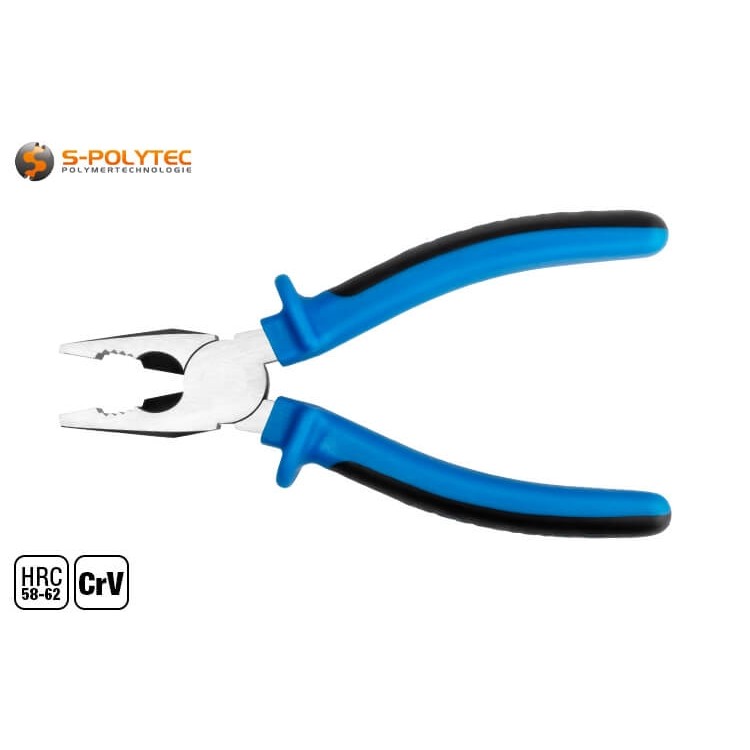 The multi-component soft-grip handle is ergonomically shaped for fatigue-free working