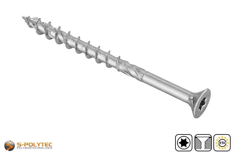 The fischer PowerFast II screws are suitable as plug screws with tested loads in the fischer plug