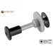 Vorschaubild Balcony screw set with threaded sleeve in deep black (RAL 9005) in M5x25mm or M5x30mm made of A2 stainless steel.