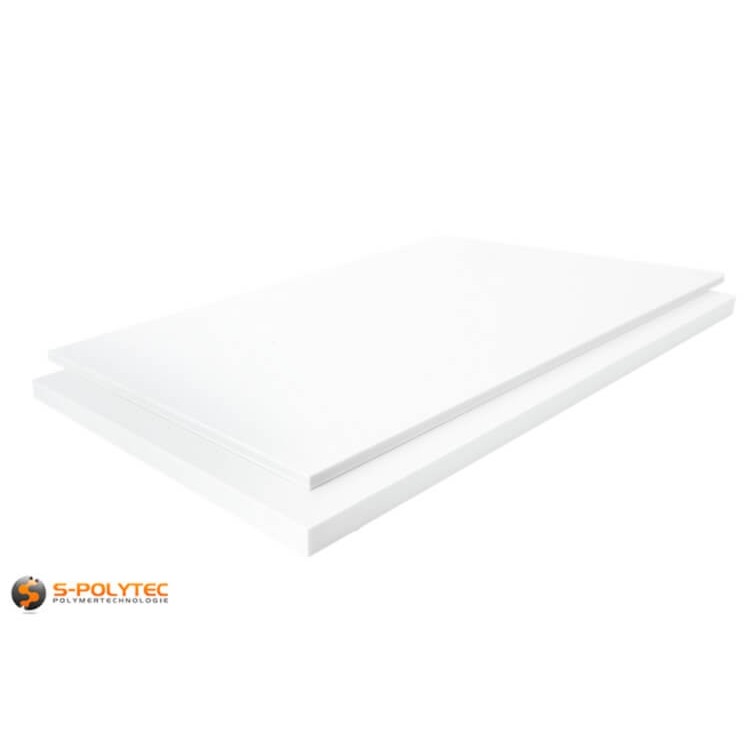 PTFE Sheets (Teflon) white, natural from 1mm to 20mm thickness in custom cut