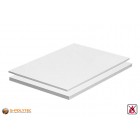 PVC sheets white hard-PVC (PVCU) from 1mm to 20mm thickness as standard-size-sheet 2x1m