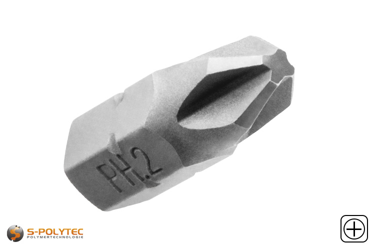 Our Phillips<sup>®</sup> bits are available in three variants of PH1, PH2 and PH3	