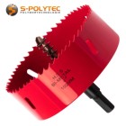 Thanks to its cobalt-alloyed HSS bi-metal, our 102mm hole saw is also suitable for light metal