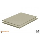 Polypropylene sheets (PP-H) gray (nearly RAL7032) in custom cut from 3mm to 15mm thickness