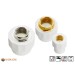 Vorschaubild Aqua-Plus PP-R coupling for PP-R pipes in white for PP-R pipes in various sizes with female brass threads.