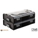 Vorschaubild The unfilled L-BOXX Mini in black with transparent lid is stackable thanks to the integrated click system