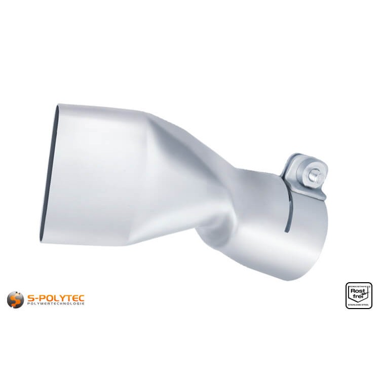 STEINEL angled flat nozzle 40x2mm  for welding plastic tarpaulins and films