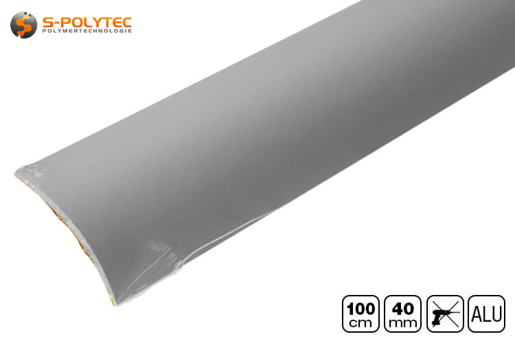The smooth floor profiles are individually shrink-wrapped and provided with a protective film on the adhesive surfaces