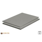 Buy matching Hard-PVC sheets lightgray 2x1meter (UV-stabilised) directly with it