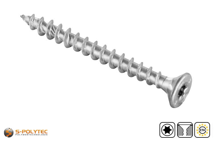 Chipboard screw fischer PowerFast II as anchor screw with tested loads in fischer dowel