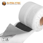 Black EPDM sealing tape with self-adhesive backing as a lead substitute and environmentally friendly alternative for building waterproofing