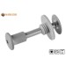 Vorschaubild The threaded sleeve of the balcony screw is optionally also available in dusty grey or without head lacquering