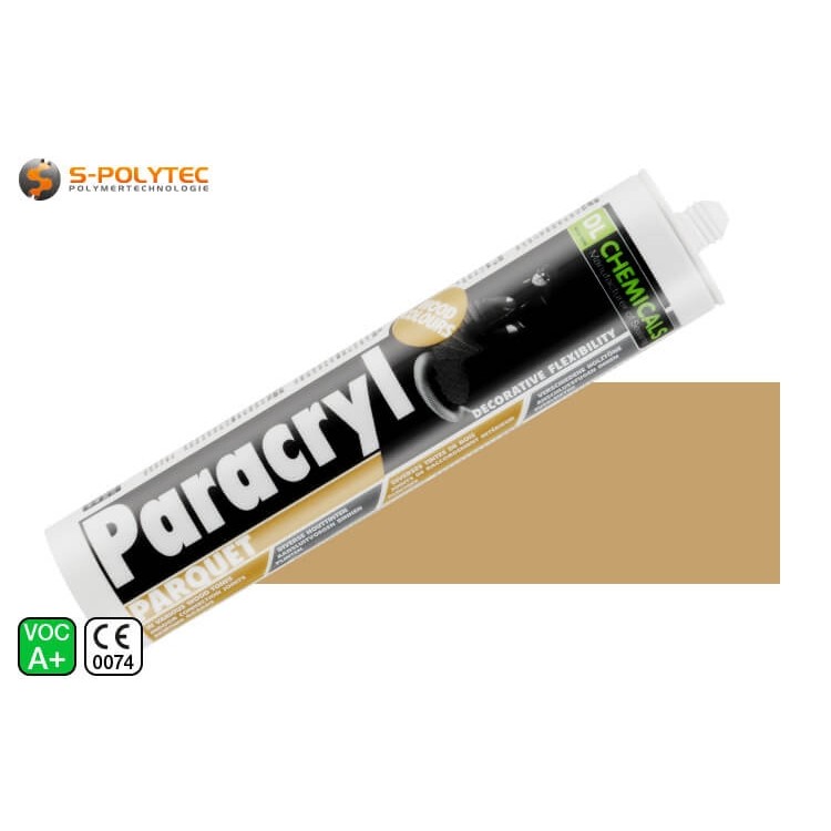 Paracryl Parquet Beech 310ml - Parquet acrylic for beech wood - Ideal for wooden floors, floorboards, parquet, skirting boards and laminate