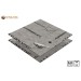 Vorschaubild The surface of the aluminium sandwich panels in concrete effect is provided with protective film