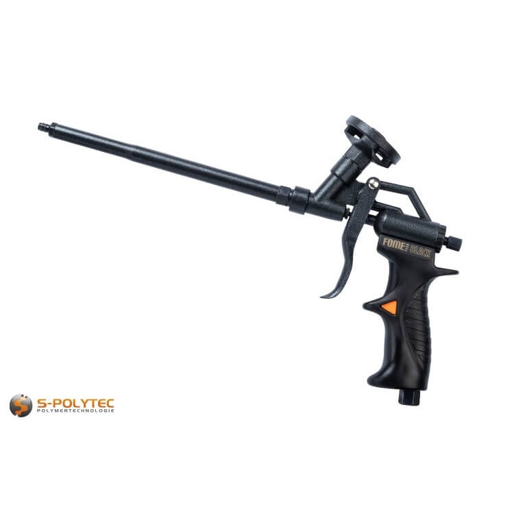 The professional metal foam gun FOME FLEX Black Edition is 100% Teflon-coated.