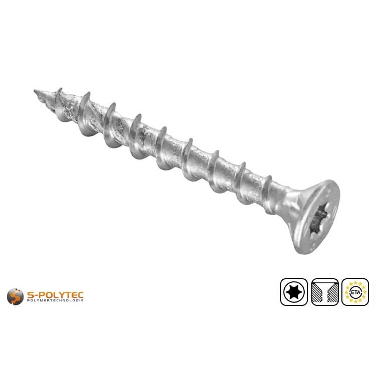 Chipboard screw fischer PowerFast II as anchor screw with tested loads in fischer anchor