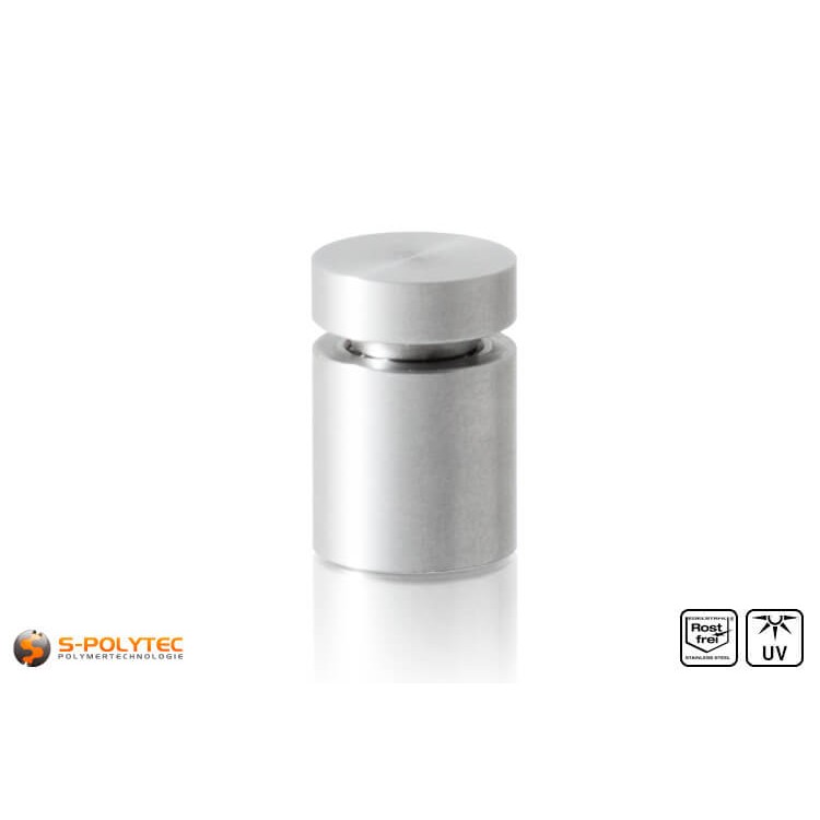 Wall spacer stainless steel 13x13mm screwable version