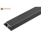 Buy matching Aluminium H-profile anthracite (RAL 7016) directly with it
