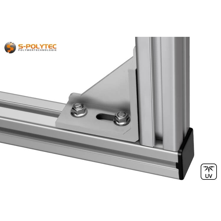 The mounting brackets allow for particularly stable constructions for the highest demands