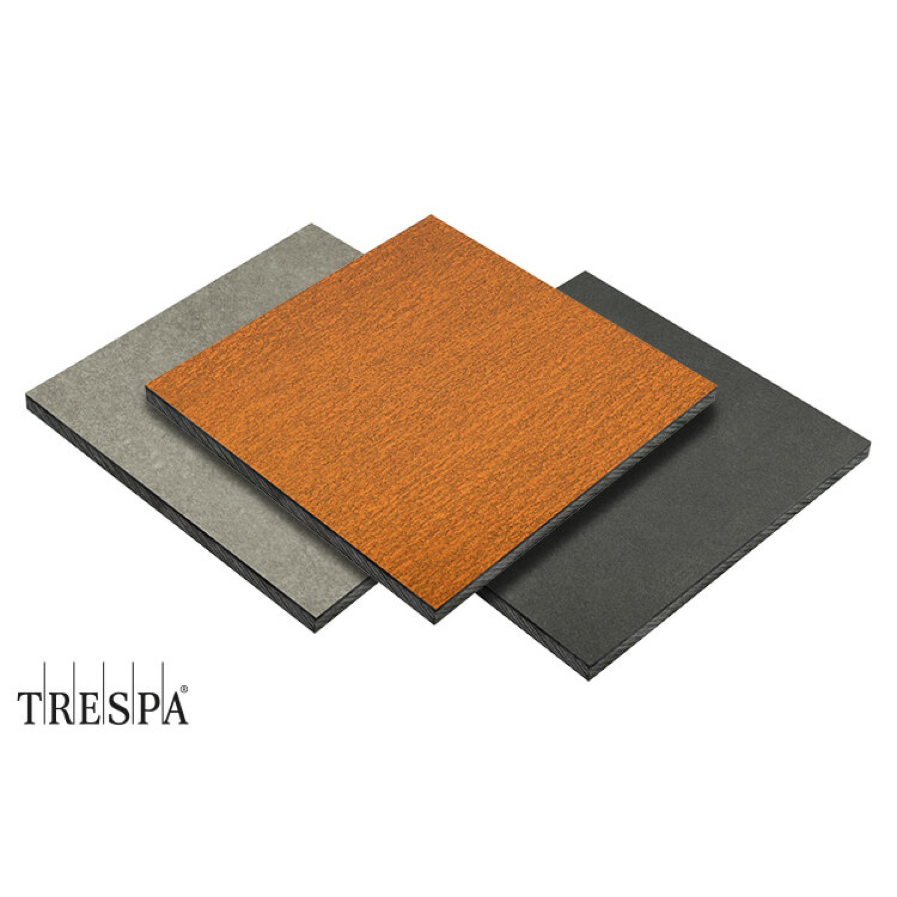 Trespa® Meteon® FR FR NATURALS HPL sheets in various natural stone and metal decors with matt surface on both sides