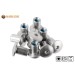 Vorschaubild Stainless steel threaded sleeve for balcony screws in unpainted version without head painting.