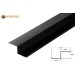 Vorschaubild Black anodised aluminium Z-profile for substructure for facade cladding	