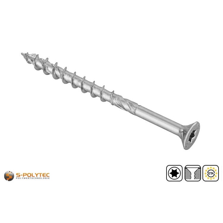 The fischer PowerFast II screws are suitable as plug screws with tested loads in the fischer plug