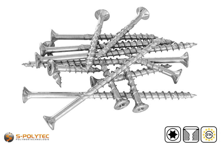 Countersunk head screw fischer PowerFast II Ø 6.0mm in various lengths with partial thread