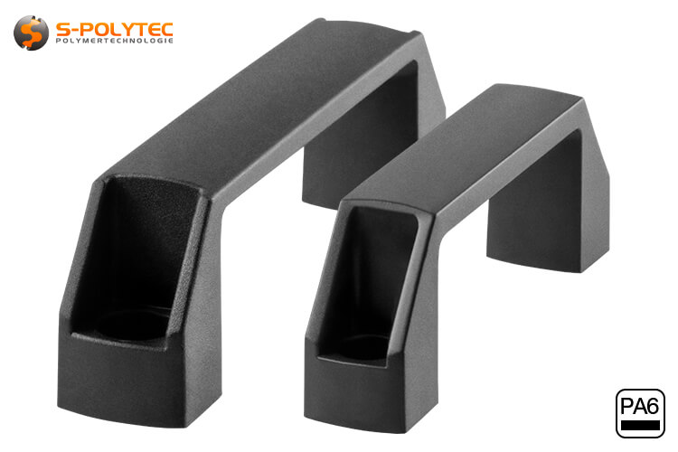 The black handles are available in different sets with mounting material for 6mm or 8mm groove width