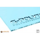 Acrylic glass light blue laser-cut
