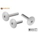 Vorschaubild M5 Balcony Bolt made of stainless steel for cap nuts or threaded sleeves with head lacquering in light grey (RAL7035)